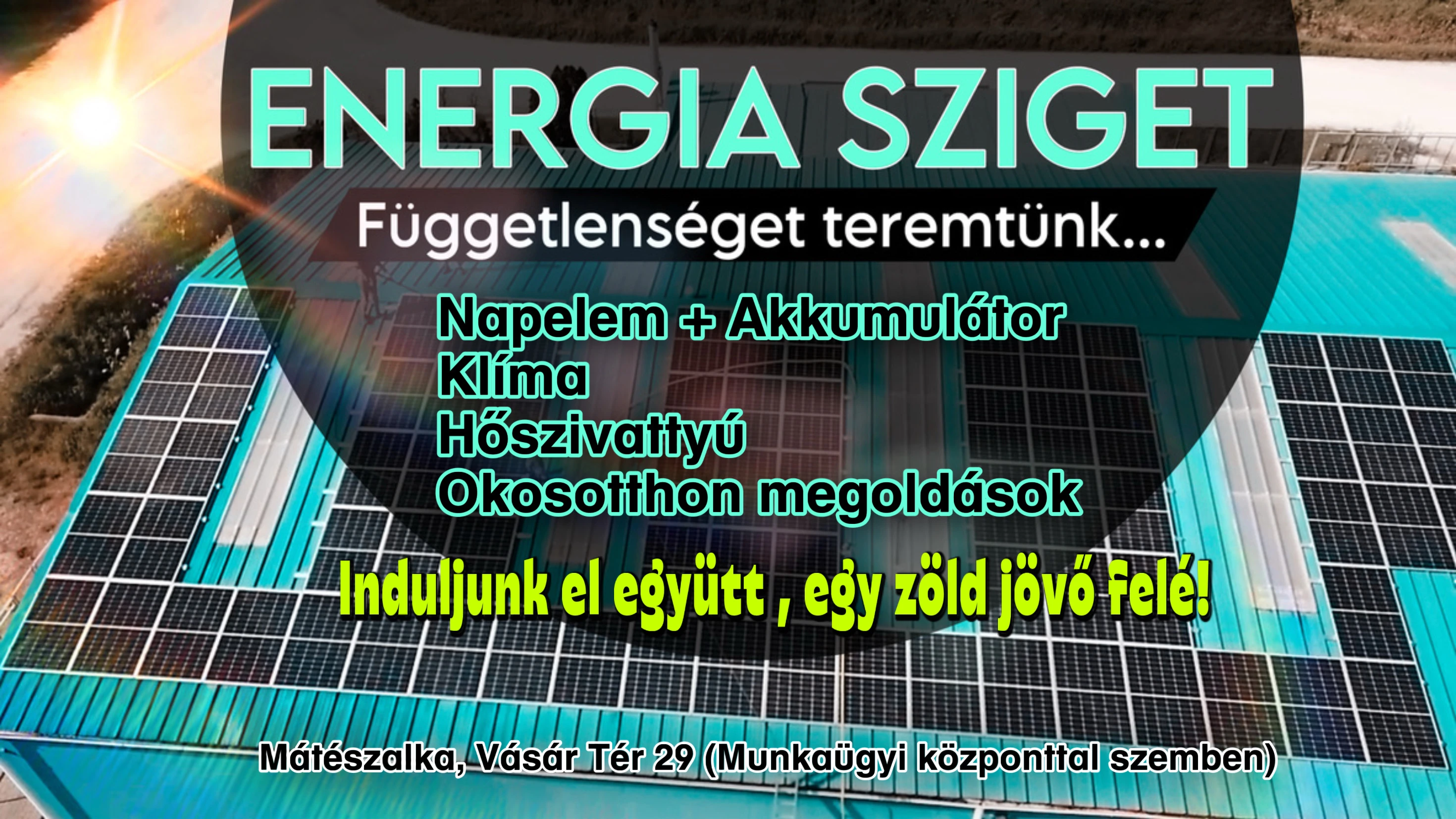 Napelemes rendszer telepítése